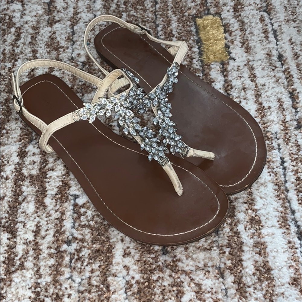 Sandals with gems